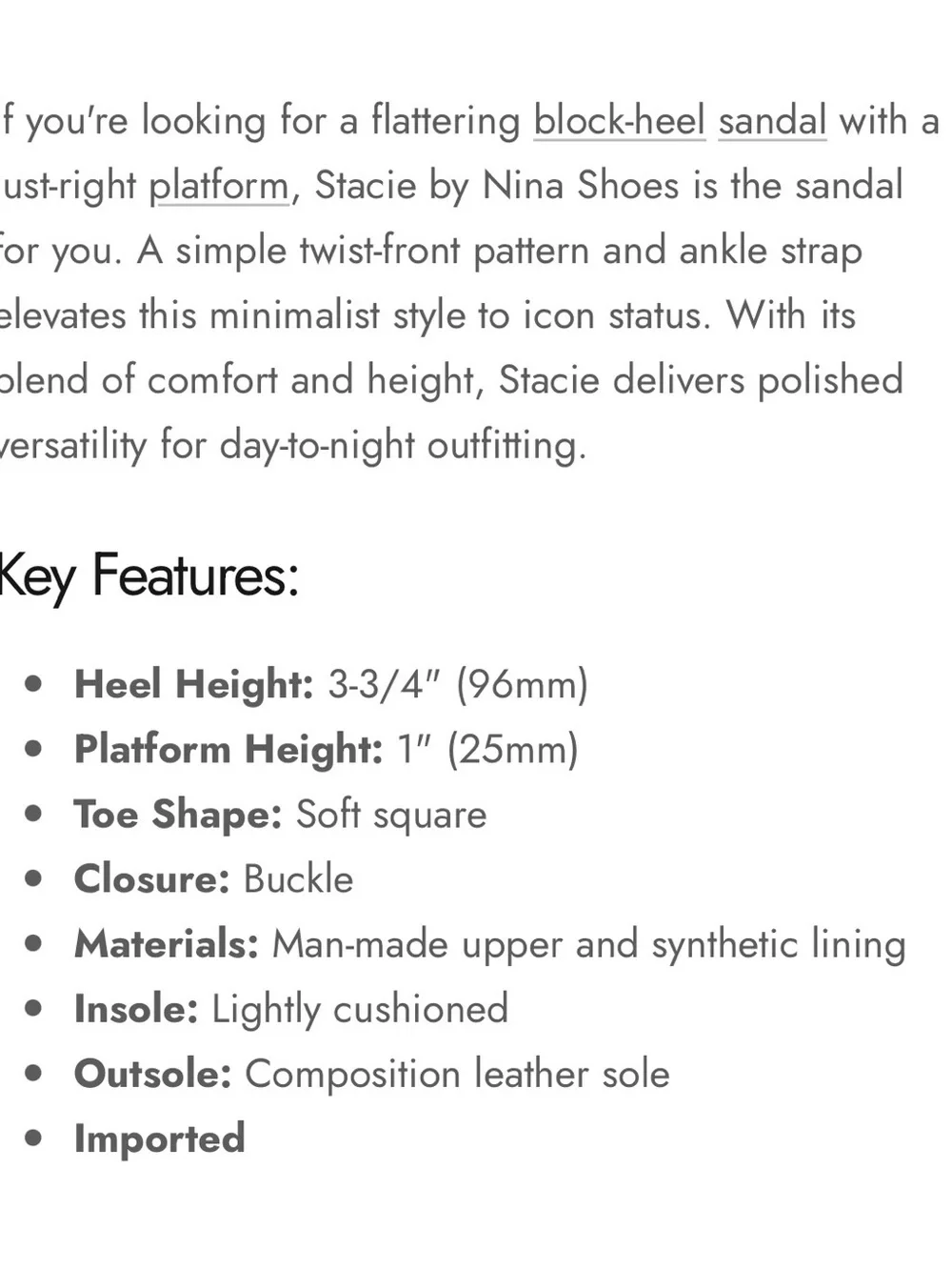 Nina Shoes Magenta Satin Platform Sandals